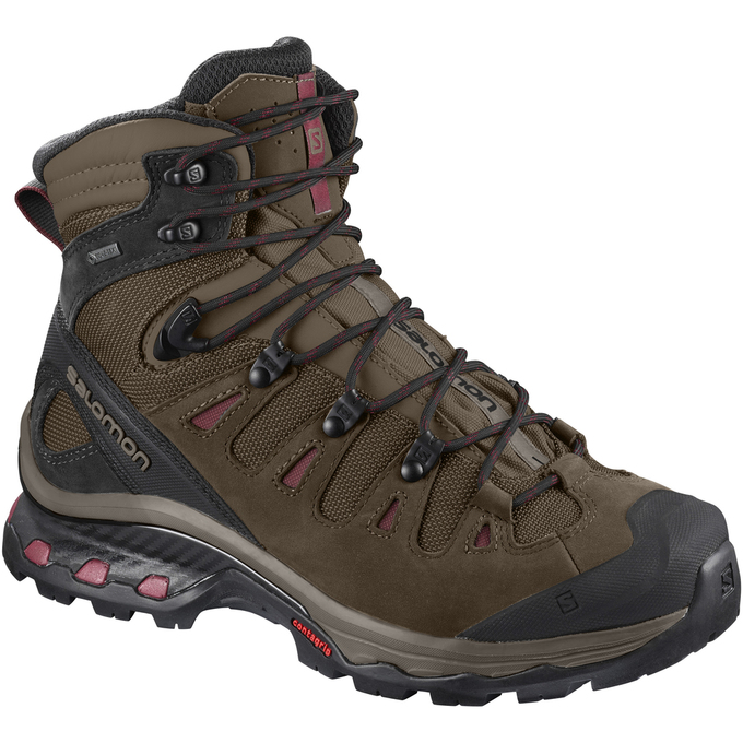 Botas De Montaña Salomon Mujer Chocolate / Negras - Salomon Argentina QUEST 4D 3 GTX® W ,876150-NZI